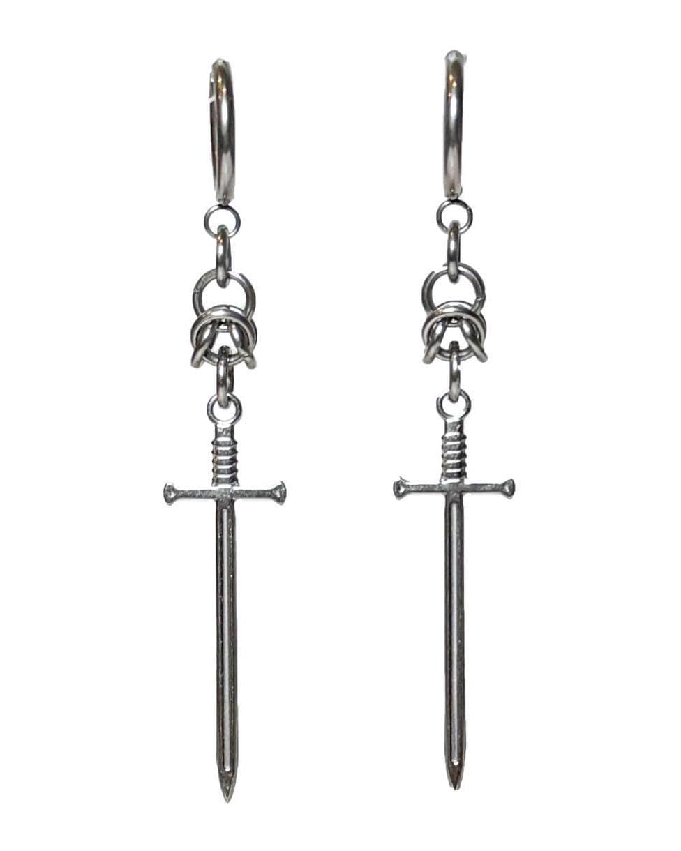 Sword Earrings