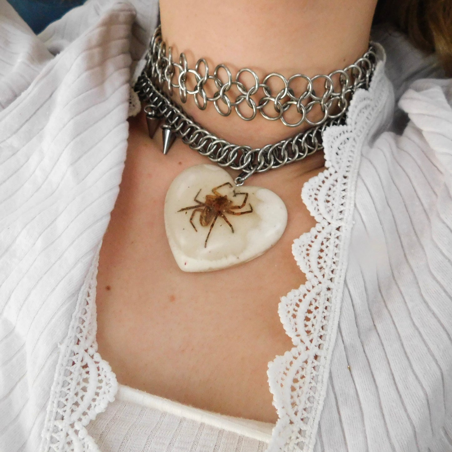 Fanged Lover Choker - OOAK