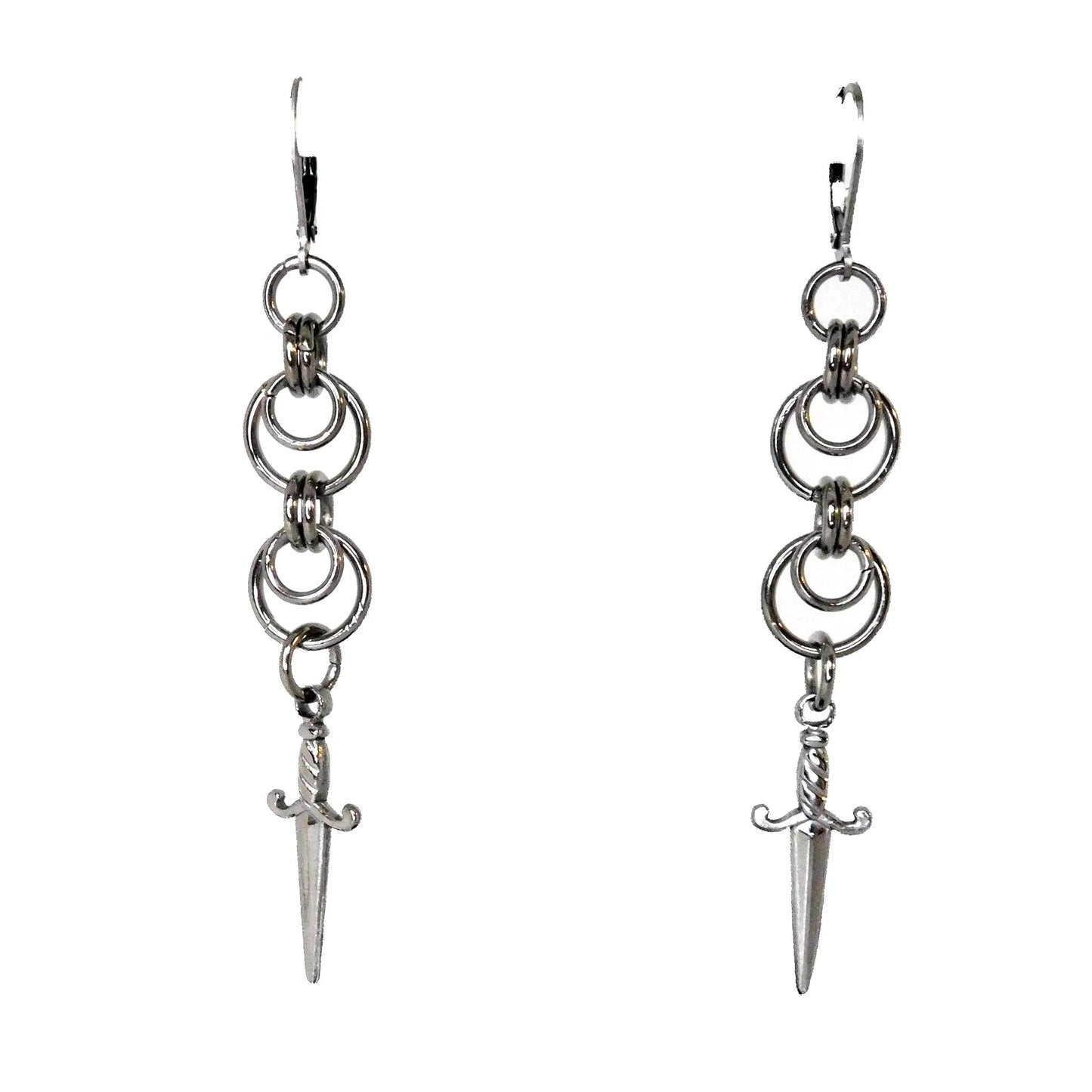 Moonlit Dagger Earrings