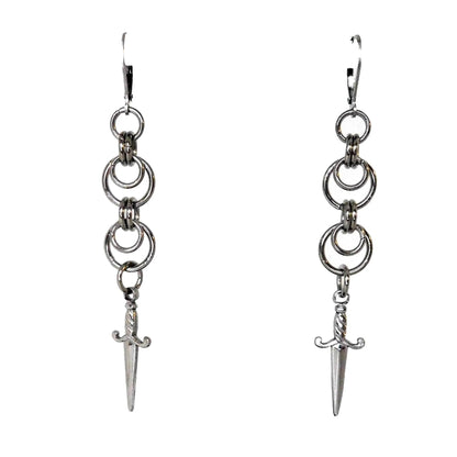 Moonlit Dagger Earrings