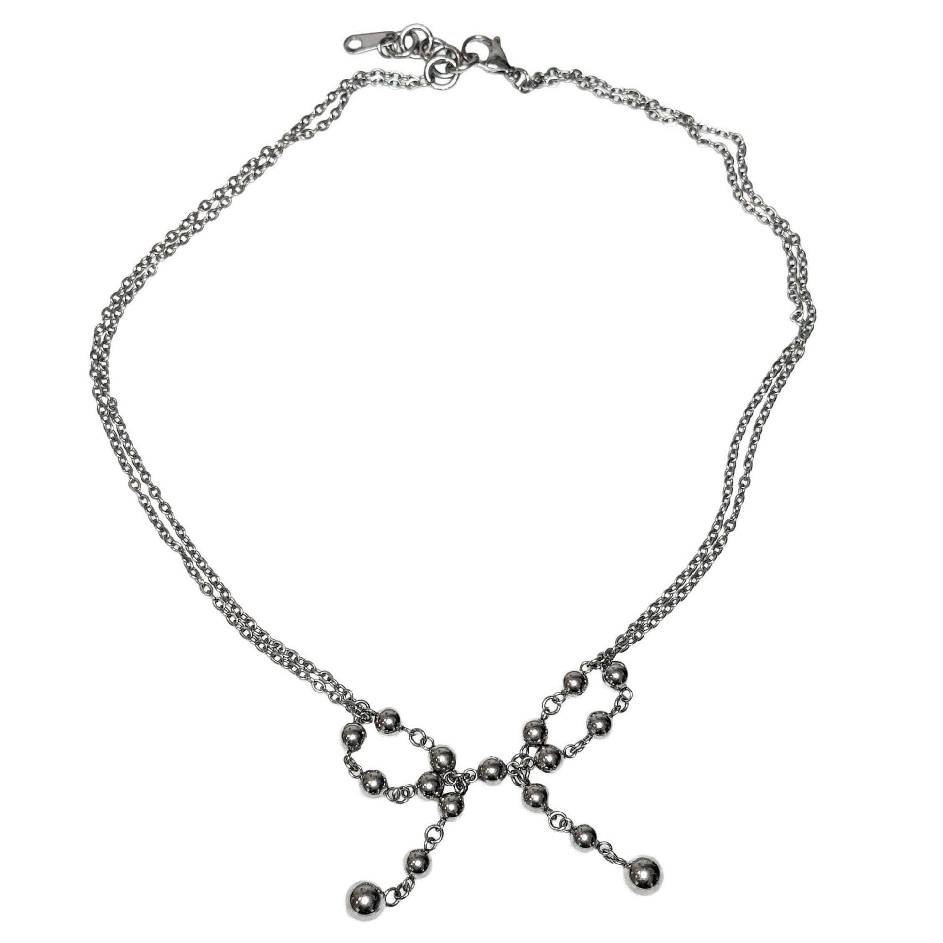 Dainty Bow Necklace