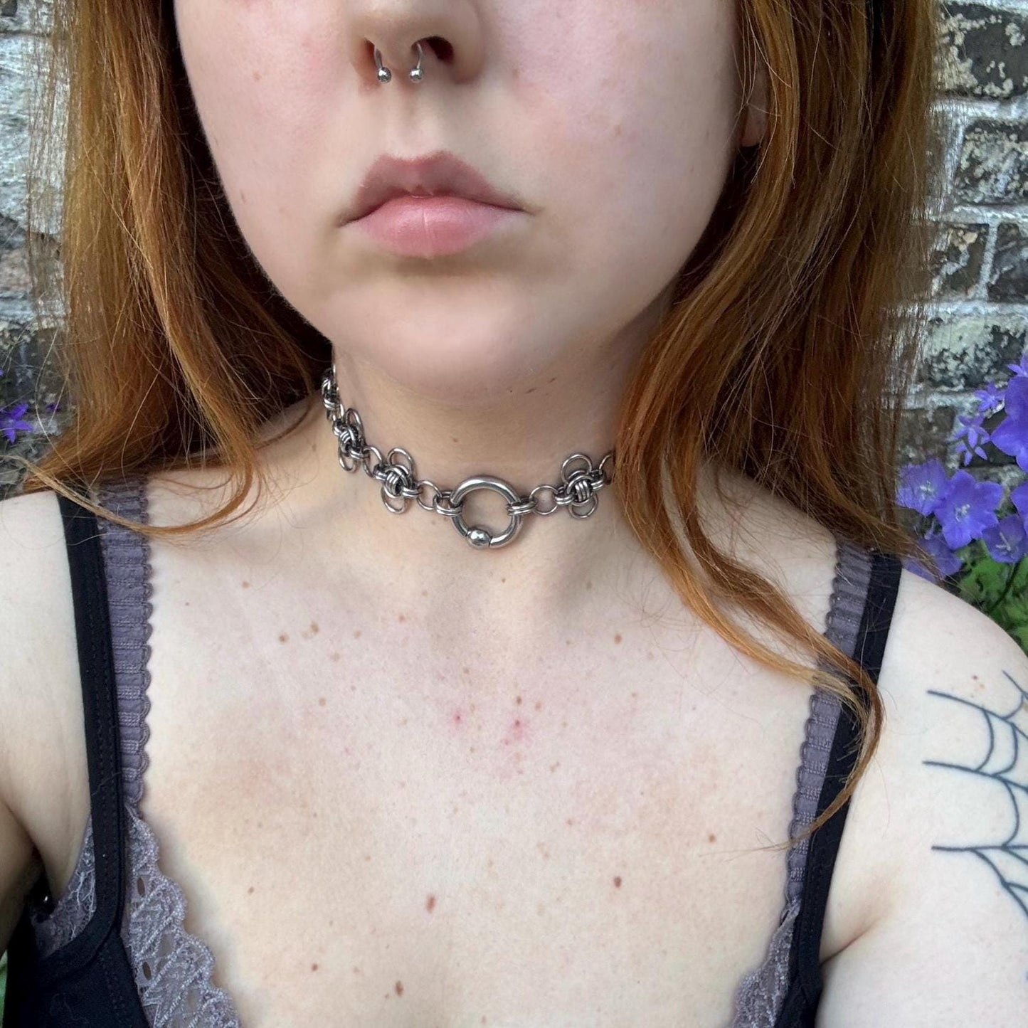 Knotted Piercing Choker