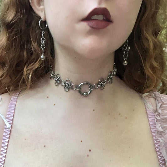 Knotted Piercing Choker