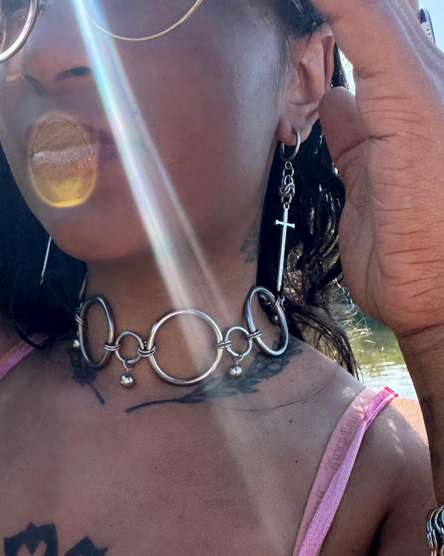 Sword Earrings