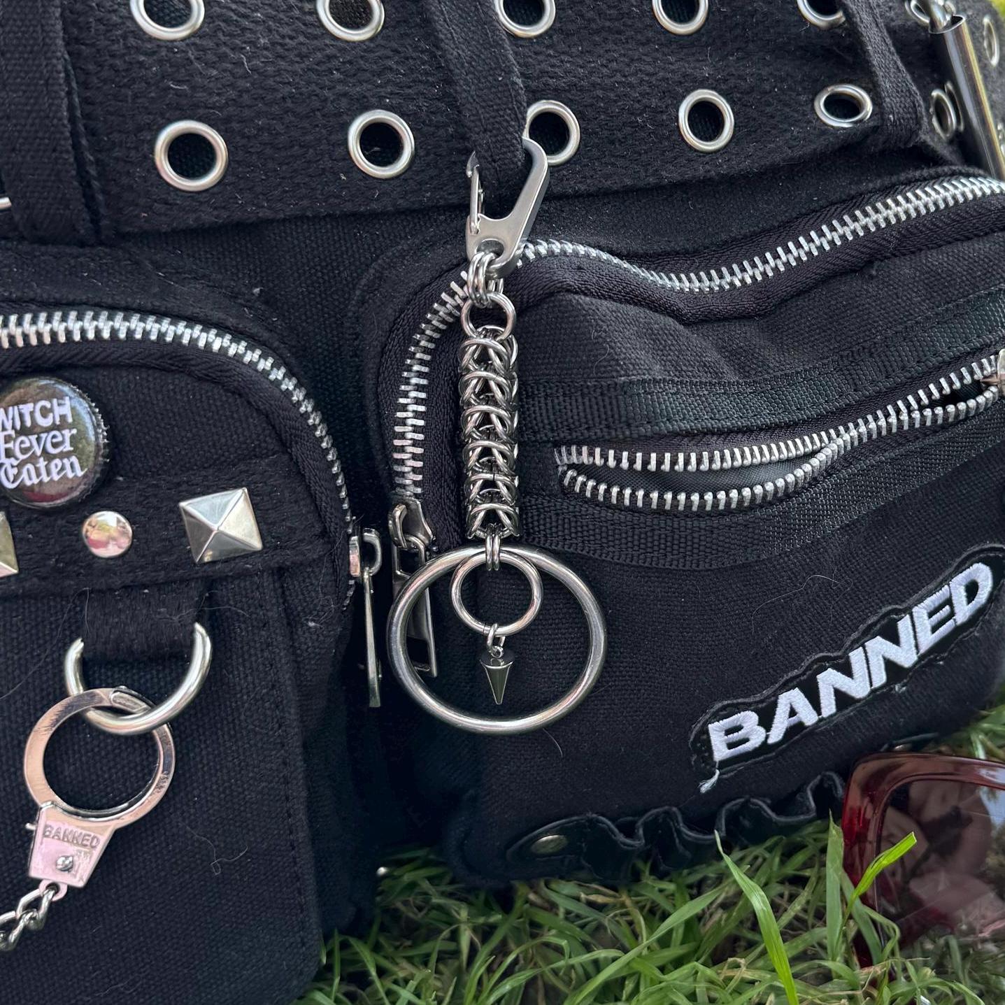 Caterpillar O-Ring Keychain