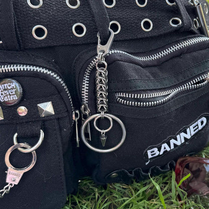 Caterpillar O-Ring Keychain