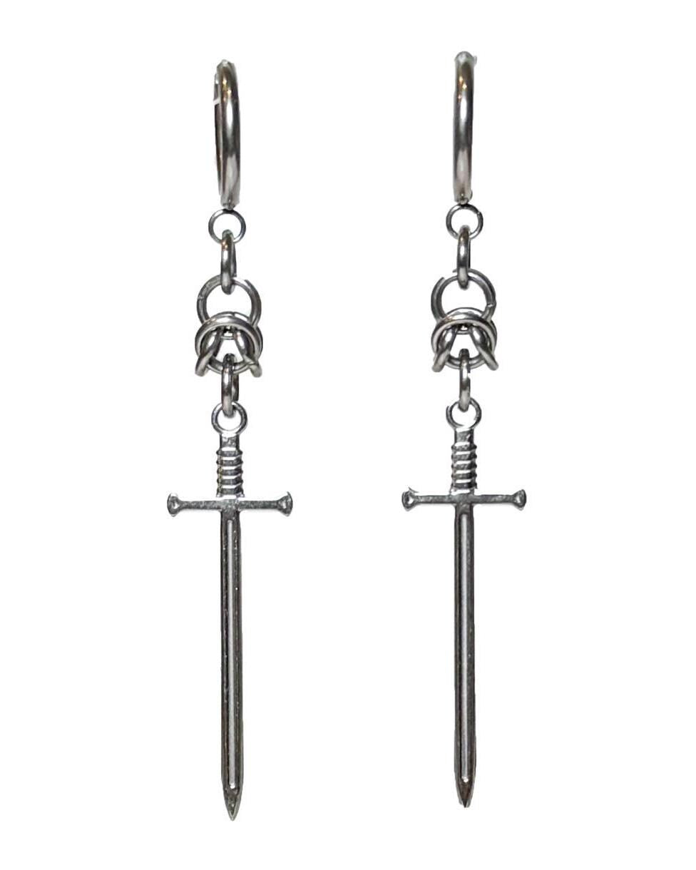 Sword Earrings